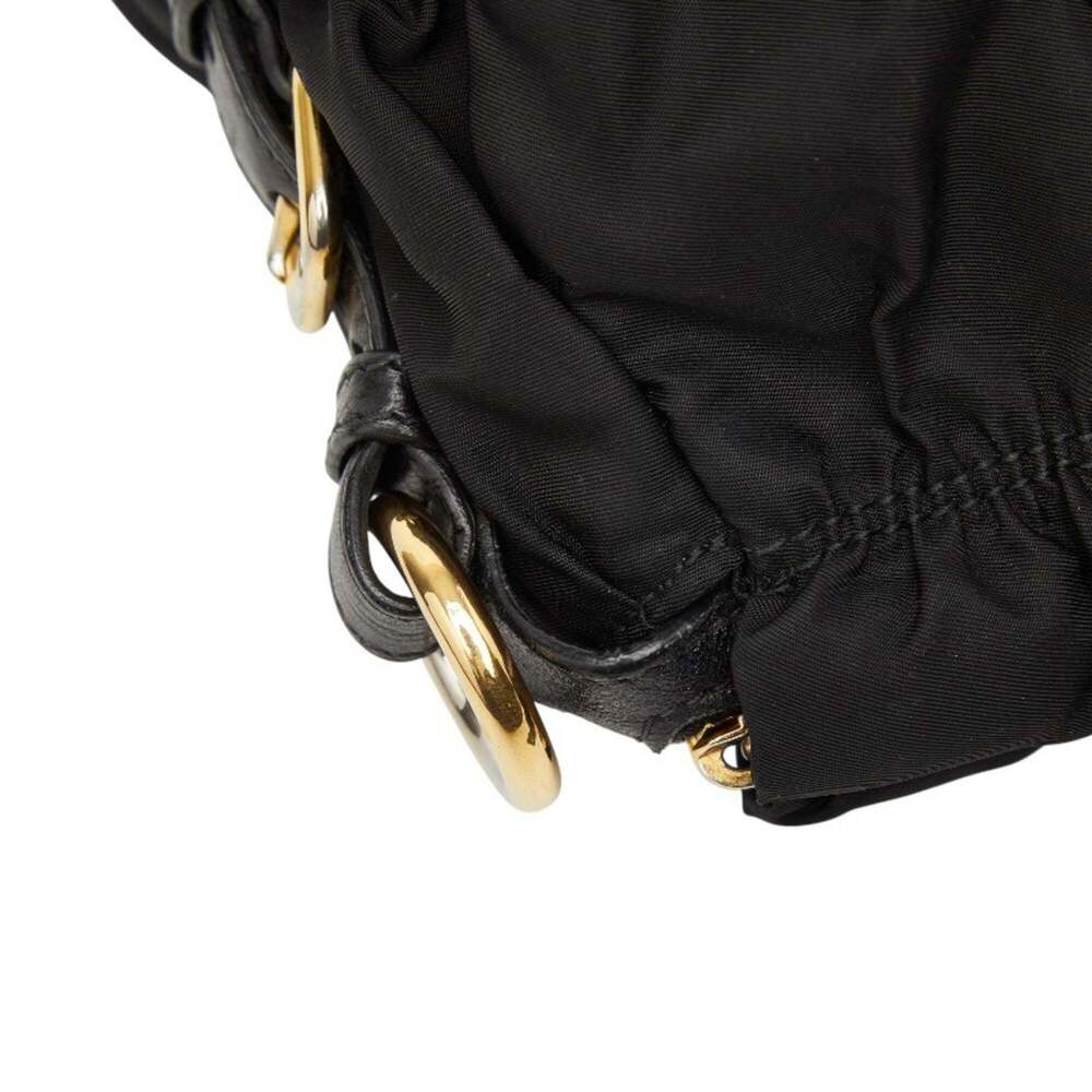 PRADA Black Leather Shoulder Bag - Picture 9 of 14